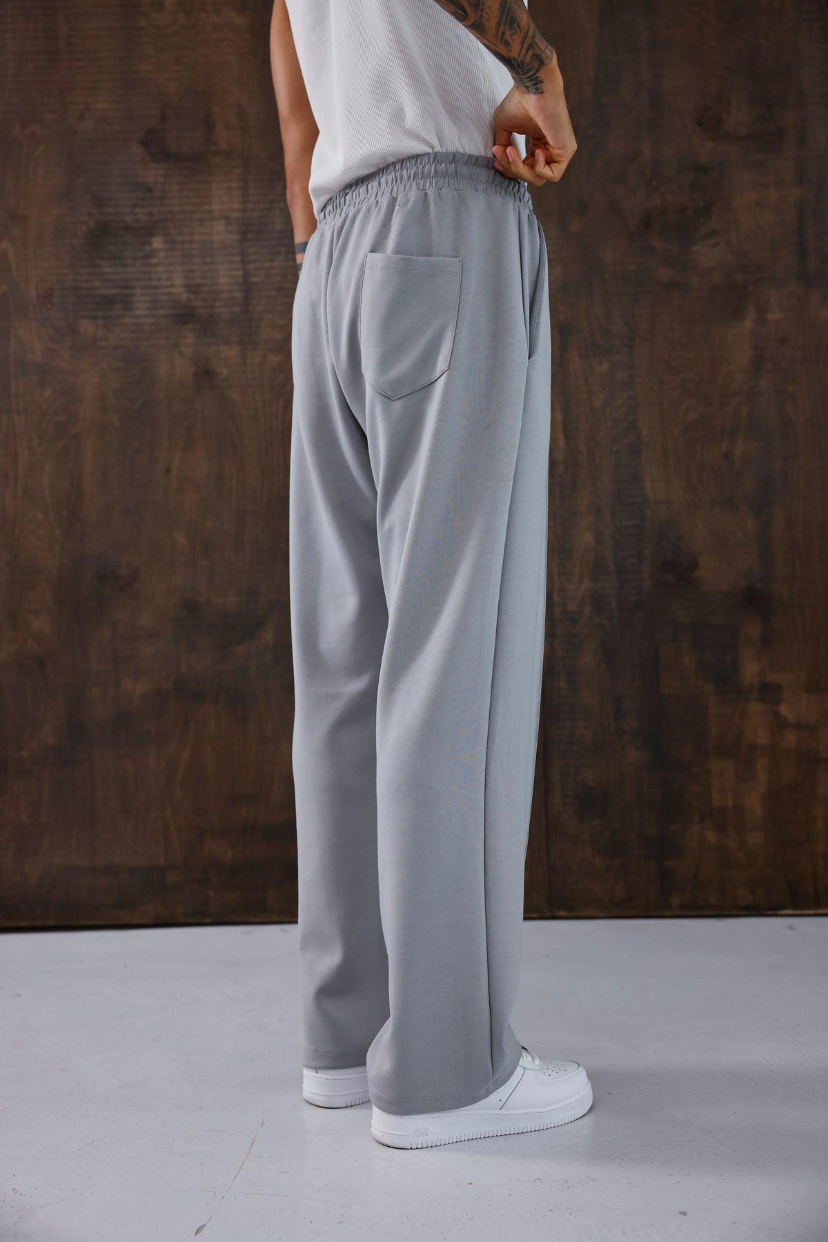 Oysho Gri Baggy Pantolon