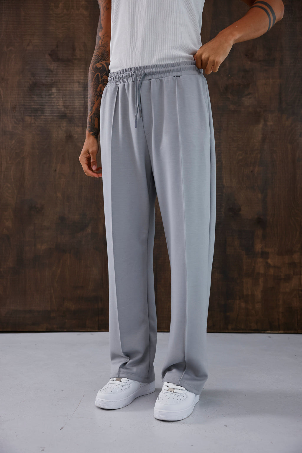 Oysho Gri Baggy Pantolon