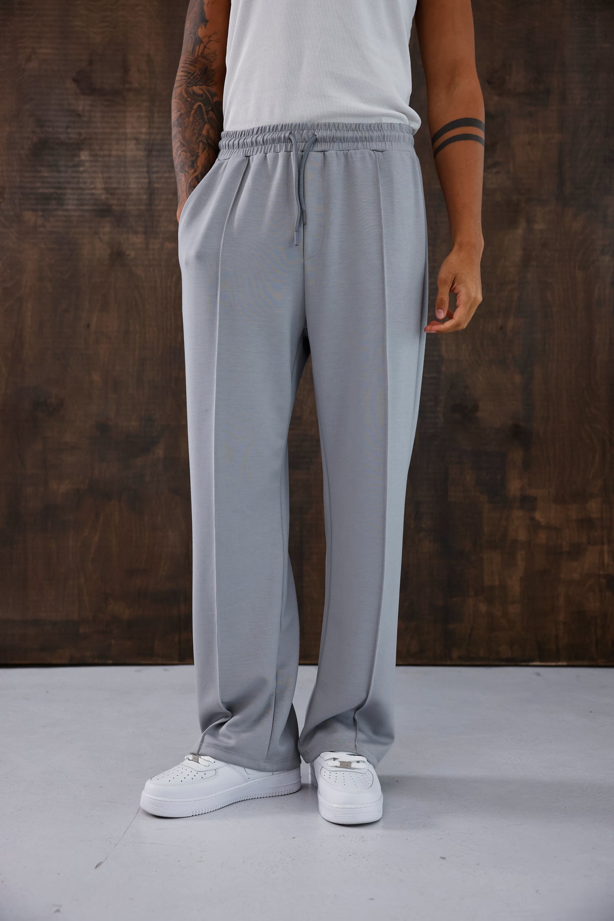 Oysho Gri Baggy Pantolon